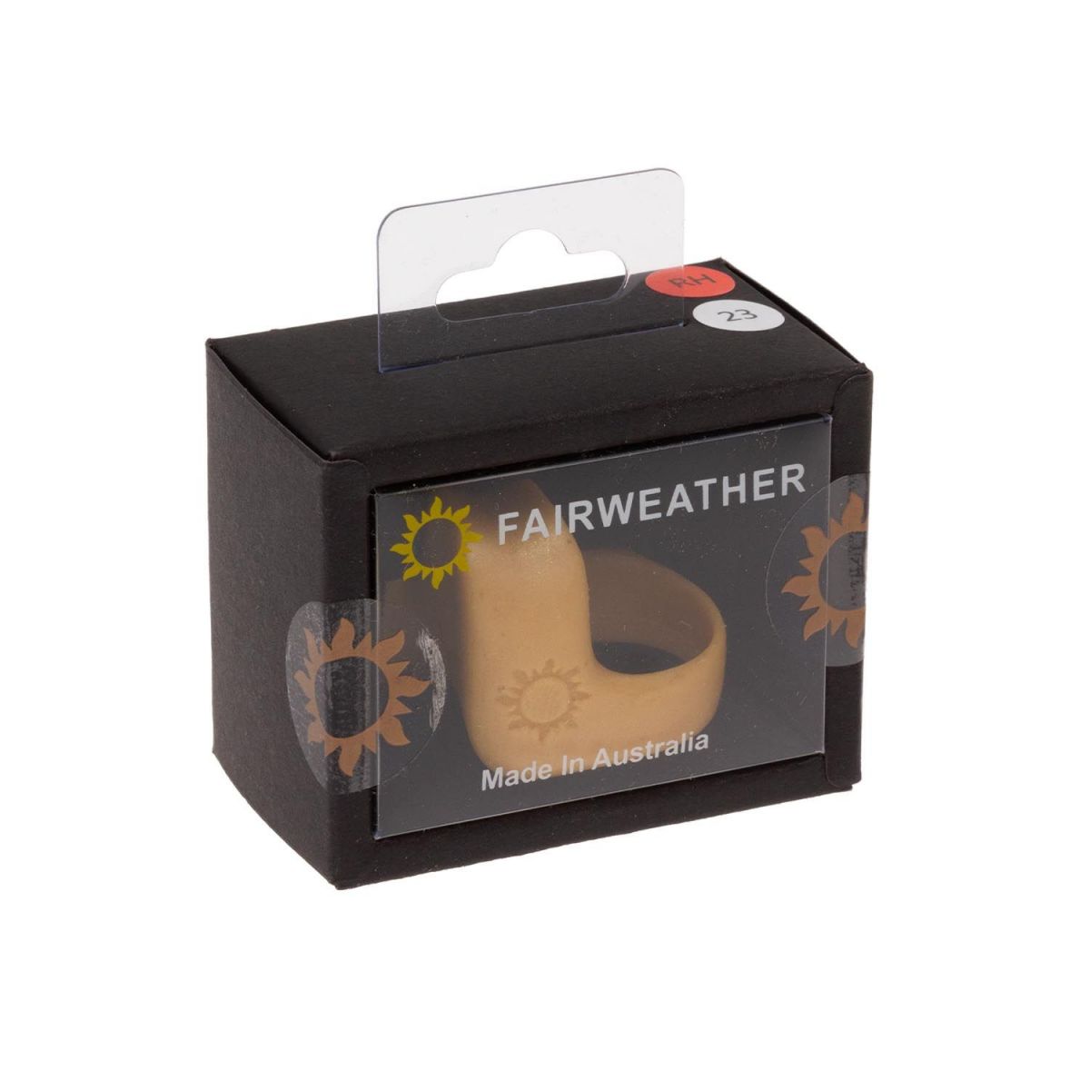 Fairweather Tab Finger Spacer - Black/Gold