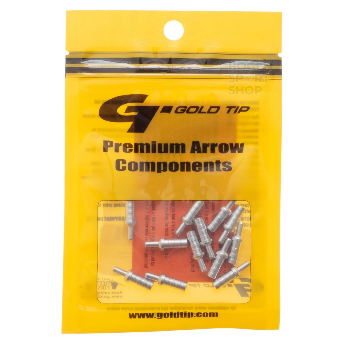 Gold Tip Pin Adaptors .204 (12 Pcs.)