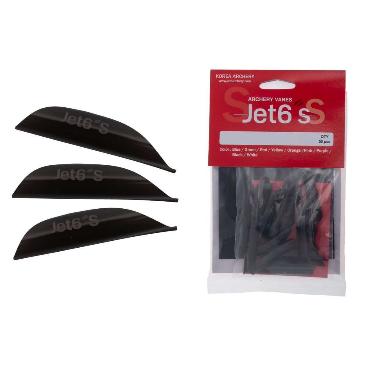 Jet6 Plumes "S" 1,75" (50 Pcs.)