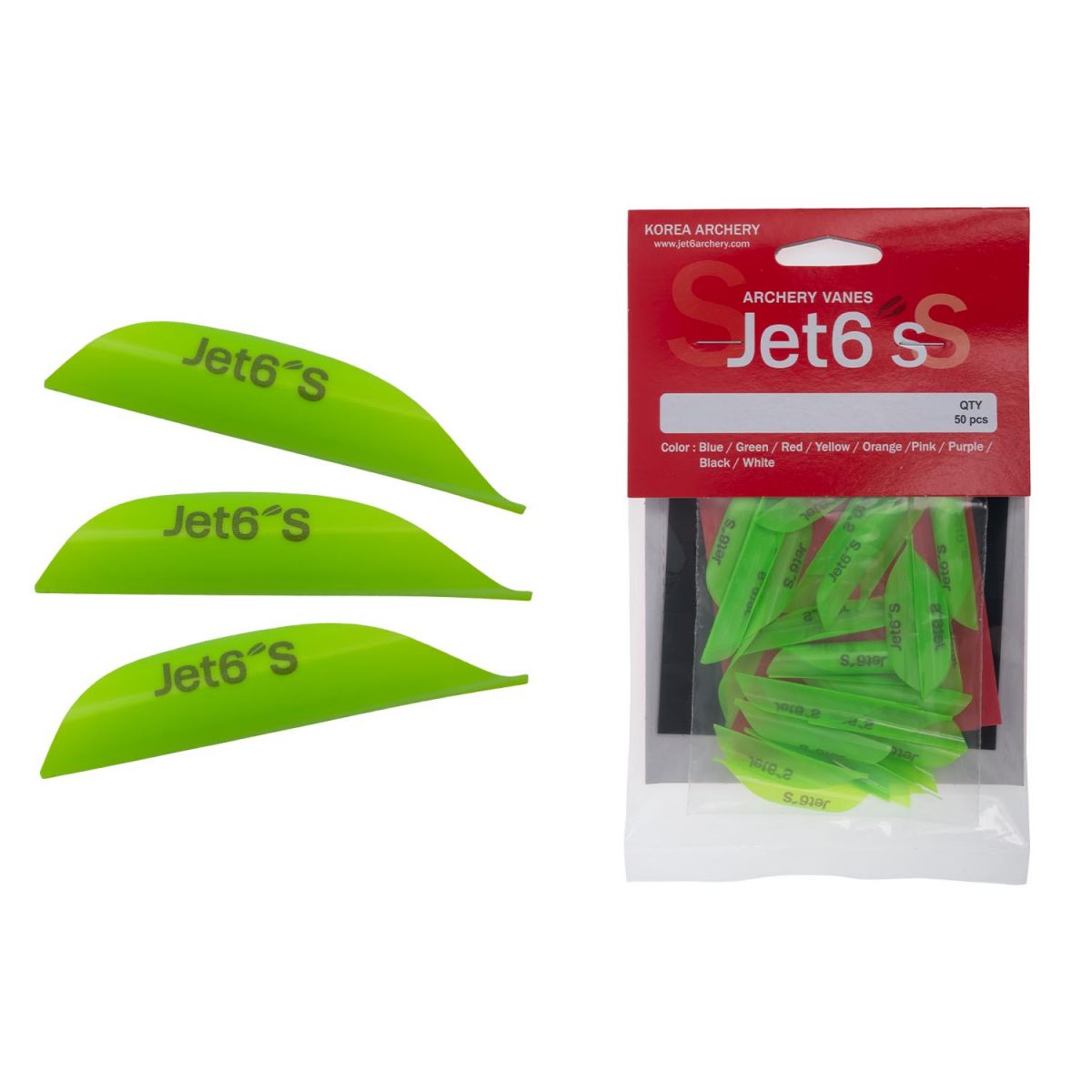 Jet6 Plumes "S" 1,75" (50 Pcs.)