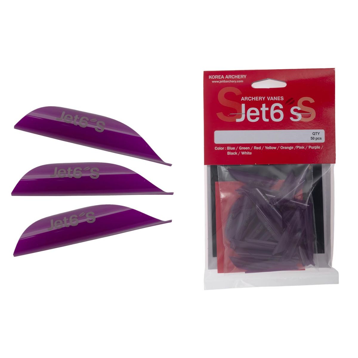Jet6 Plumes "S" 1,75" (50 Pcs.)