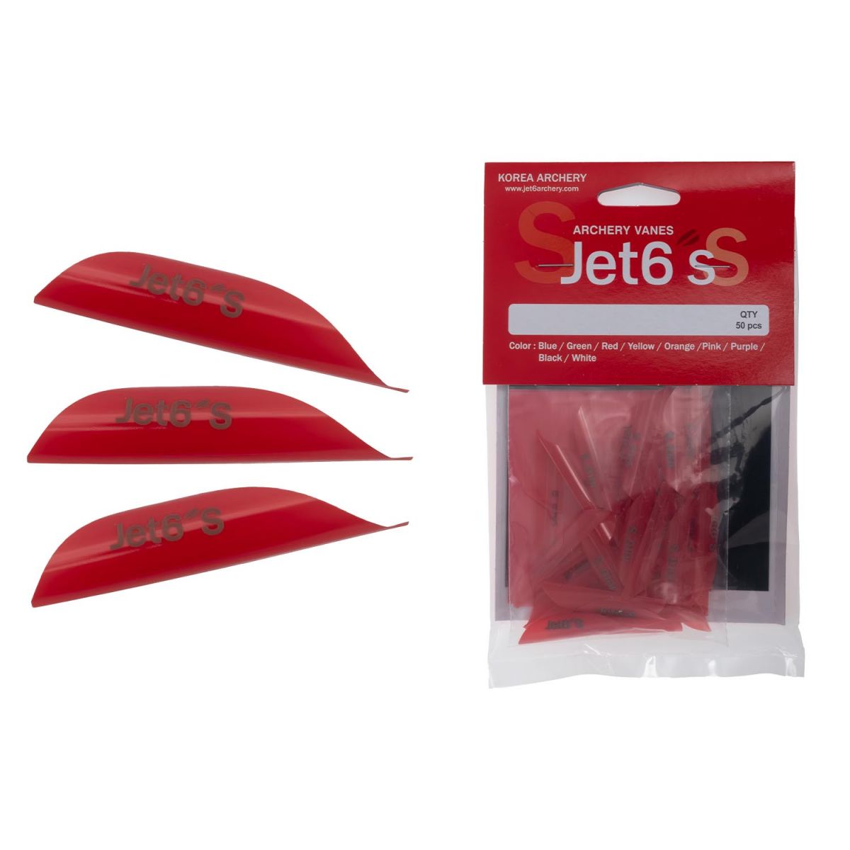 Jet6 Plumes "S" 1,75" (50 Pcs.)