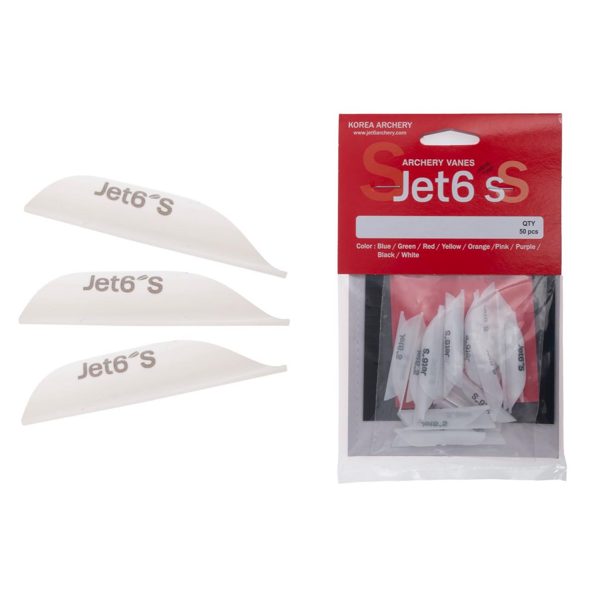 Jet6 Plumes "S" 1,75" (50 Pcs.)