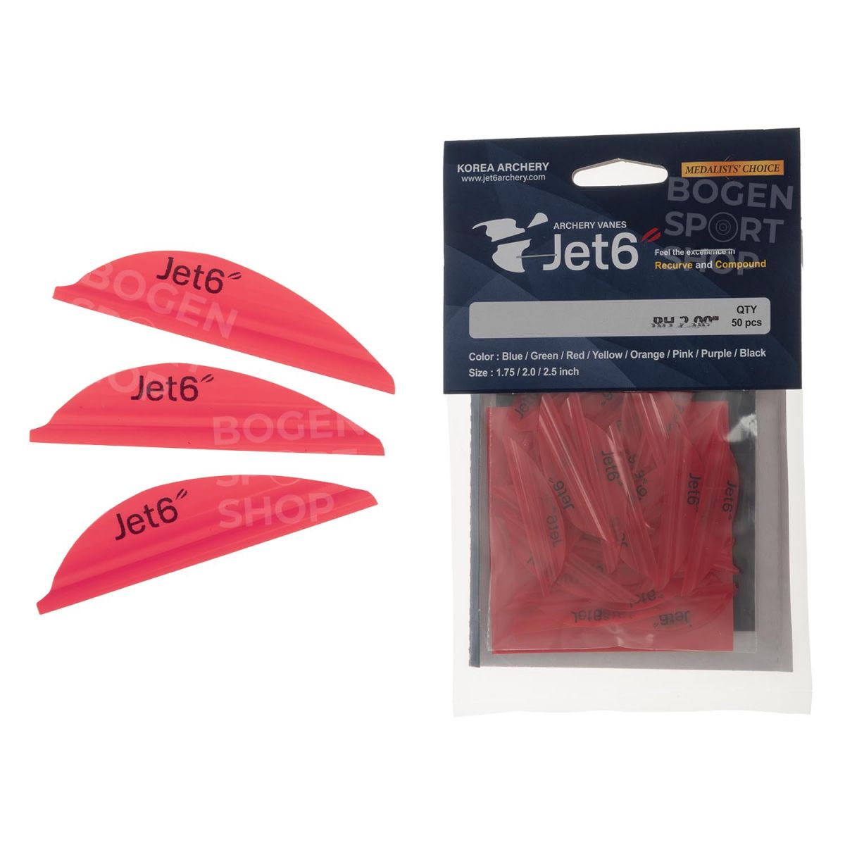 Jet6 Vanes 2,0" (50 Stk.)