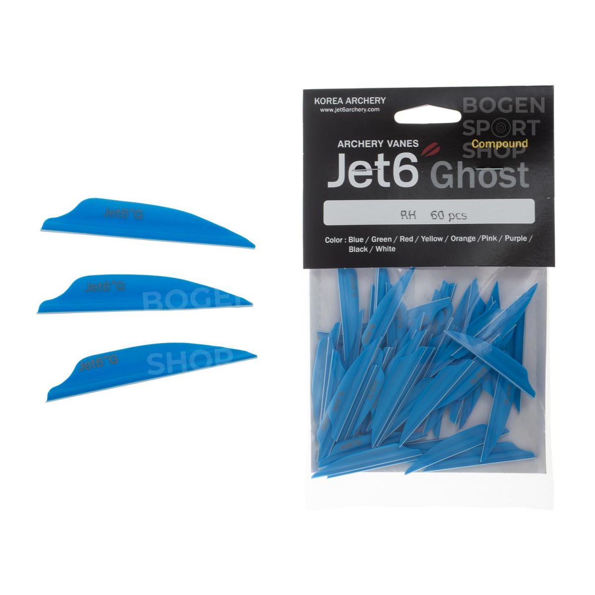 Jet6 Vanes Ghost 1.88" (par 60)