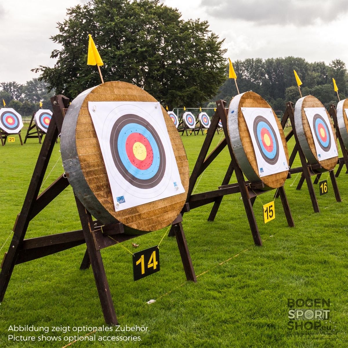 JVD Target Strawtec Strohscheibe Rund 125 x 15 cm