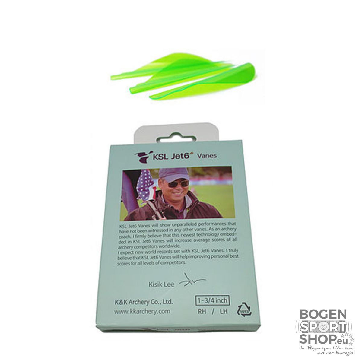 K & K Archery Plumes KSL Jet6 1 3/4"