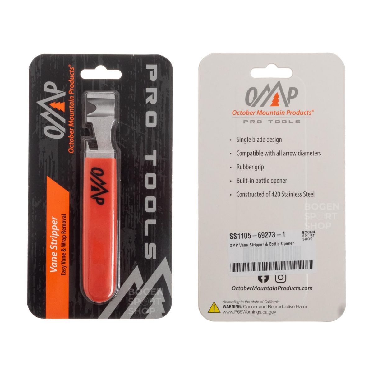 October Mountain Products (OMP) Détacheur de plumes et ouvre-bouteille