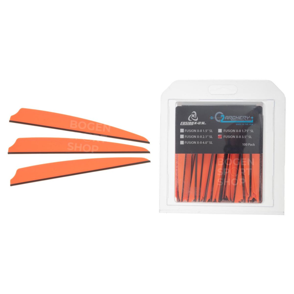 Q2i Vanes Fusion X-II SL 3.5" (100 Pcs.)