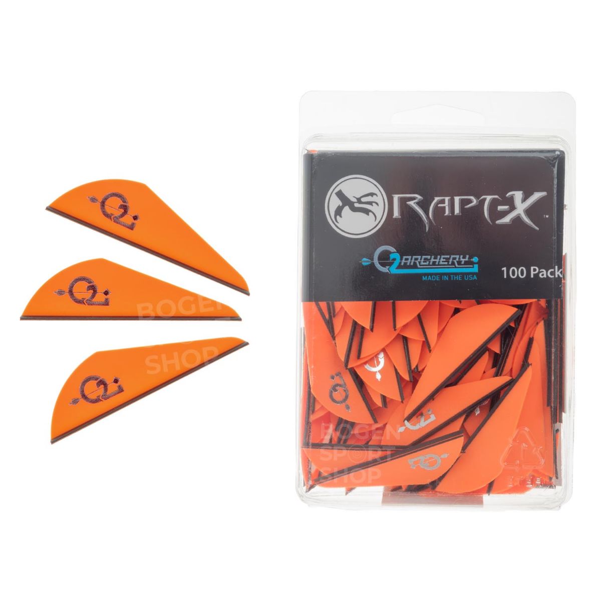 Q2i Vanes RAPT-X 2" (100 Pcs.)