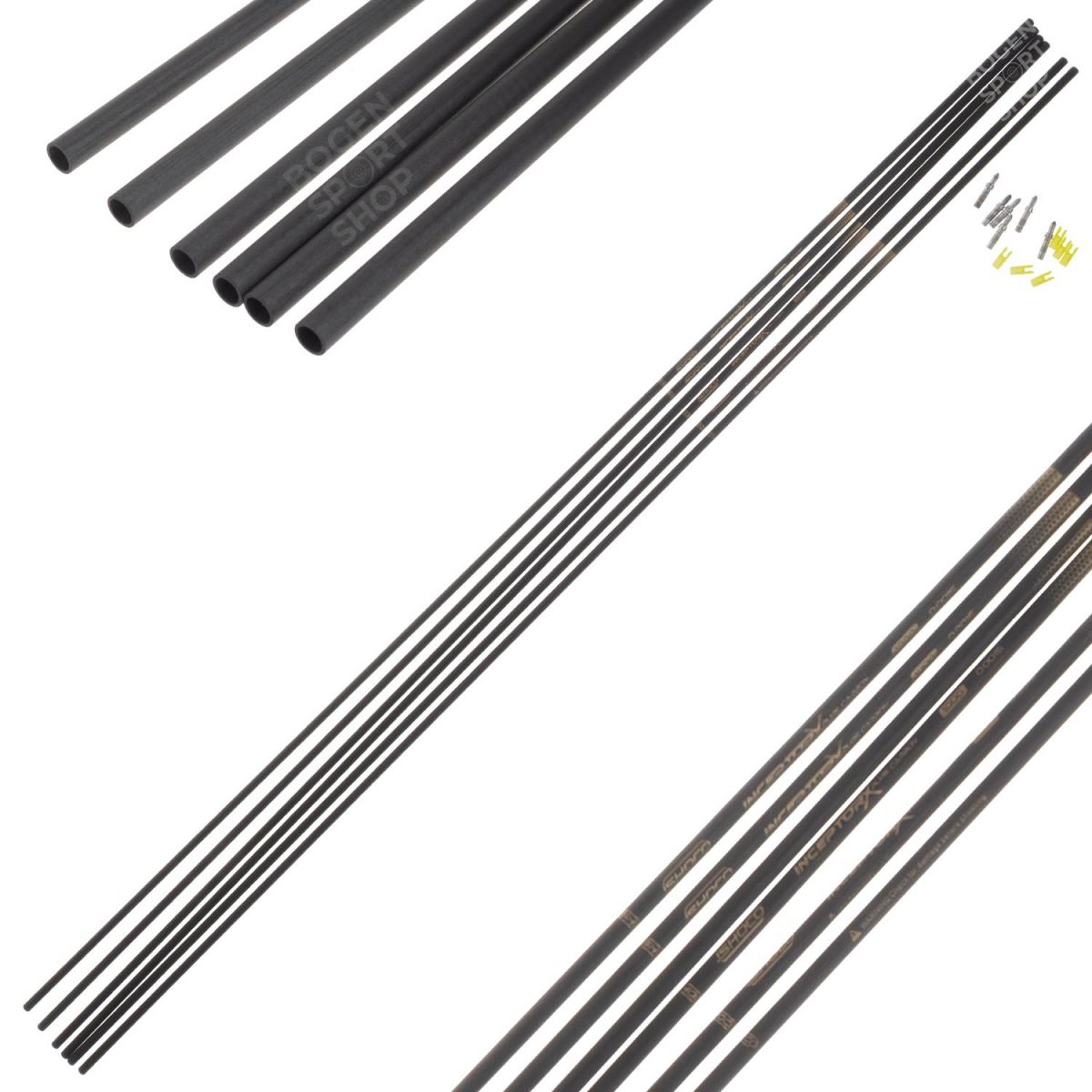 Shocq Arrow Shafts Inceptor X 4.2 mm Carbon (12 Pcs.)