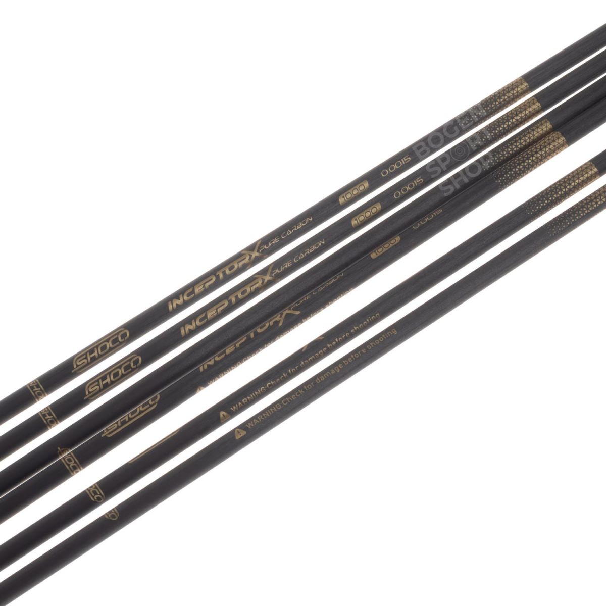 Shocq Arrow Shafts Inceptor X 4.2 mm Carbon (12 Pcs.)