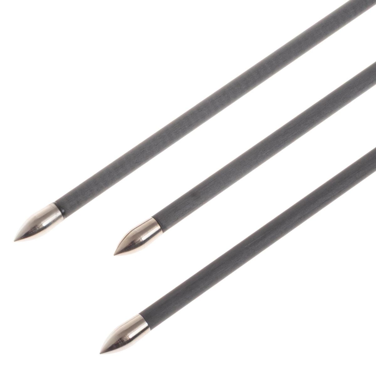 Shocq Flèches Montées Inceptor 4.2 mm avec Plumes Naturelles (par 12)