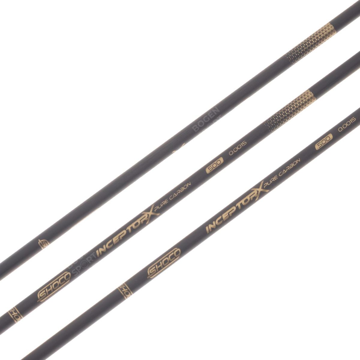 Shocq Fletched Arrow Inceptor X 4.2 mm Carbon (12 Pcs.)