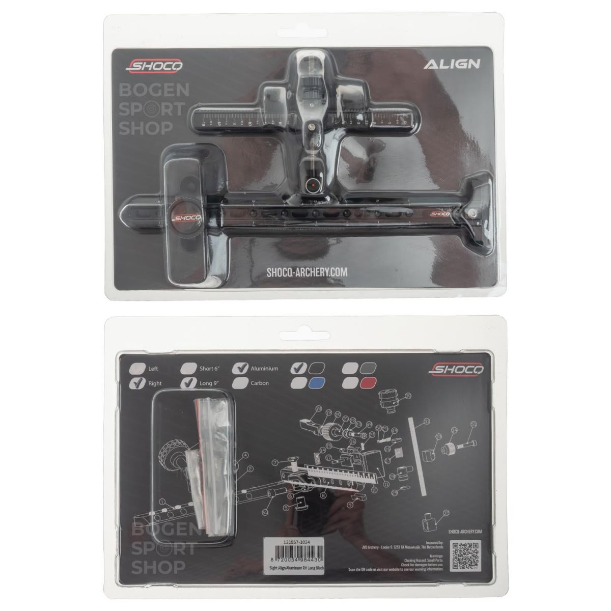 Shocq Recurve Sight Align Aluminium Long