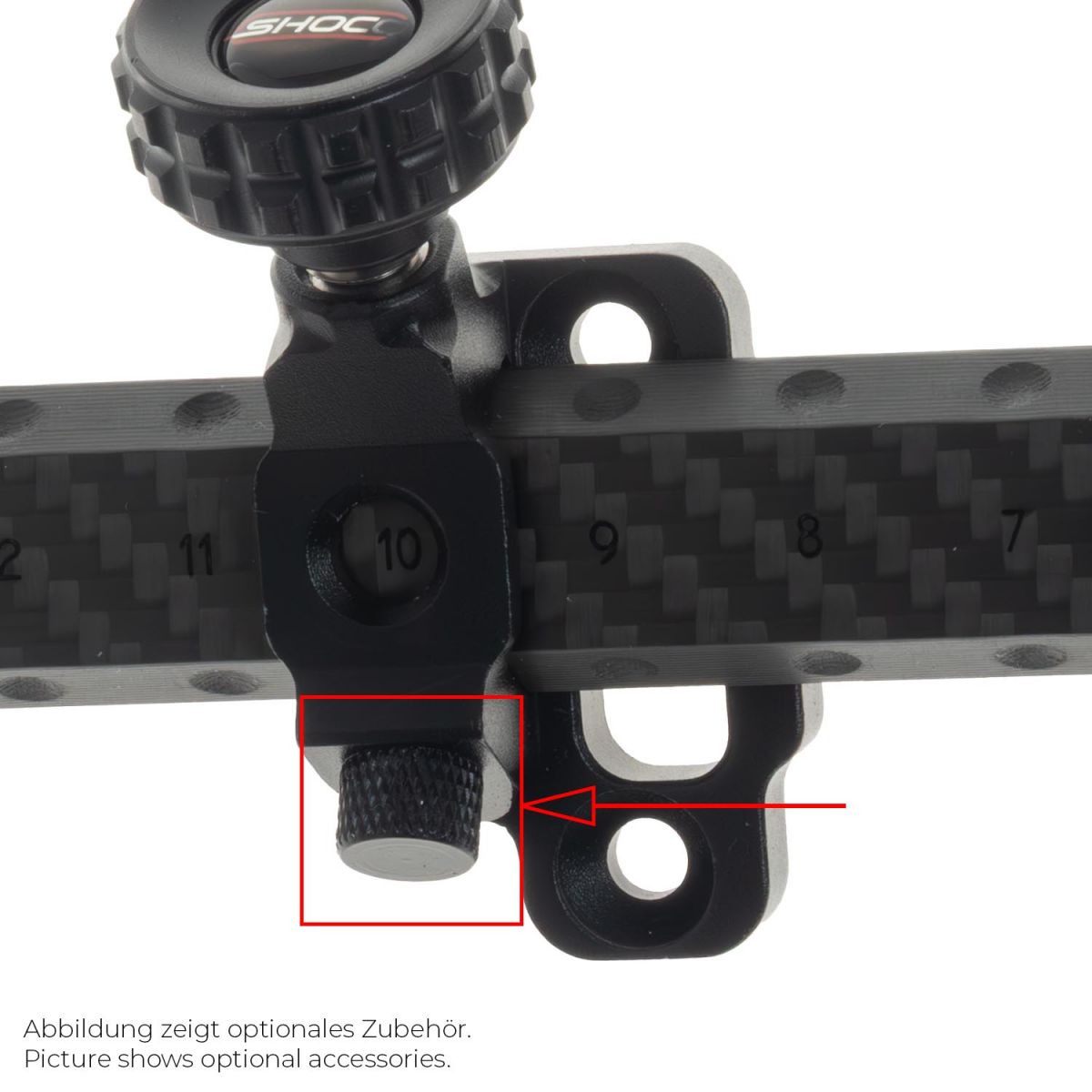 Shocq Feder+Kugel+Kappe für Montageplatte Align Pro