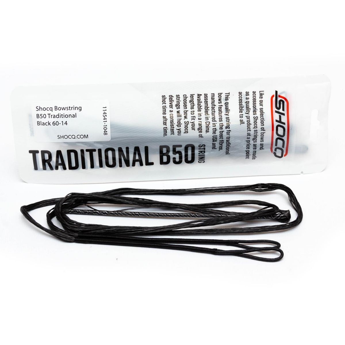 Shocq Bowstring B50 Traditional Black