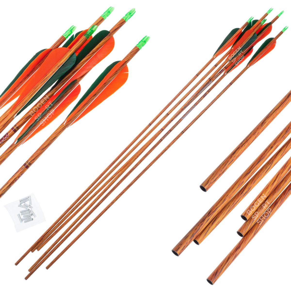 Skylon Fletched Arrows Bentwood 6.2 (12 Pcs.)