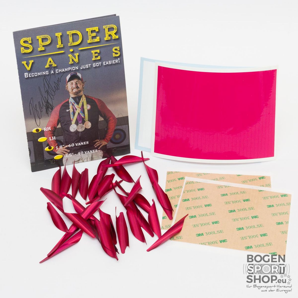 Spider Vanes Brady Ellison Edition Medium 1,8" (60 Stk.)