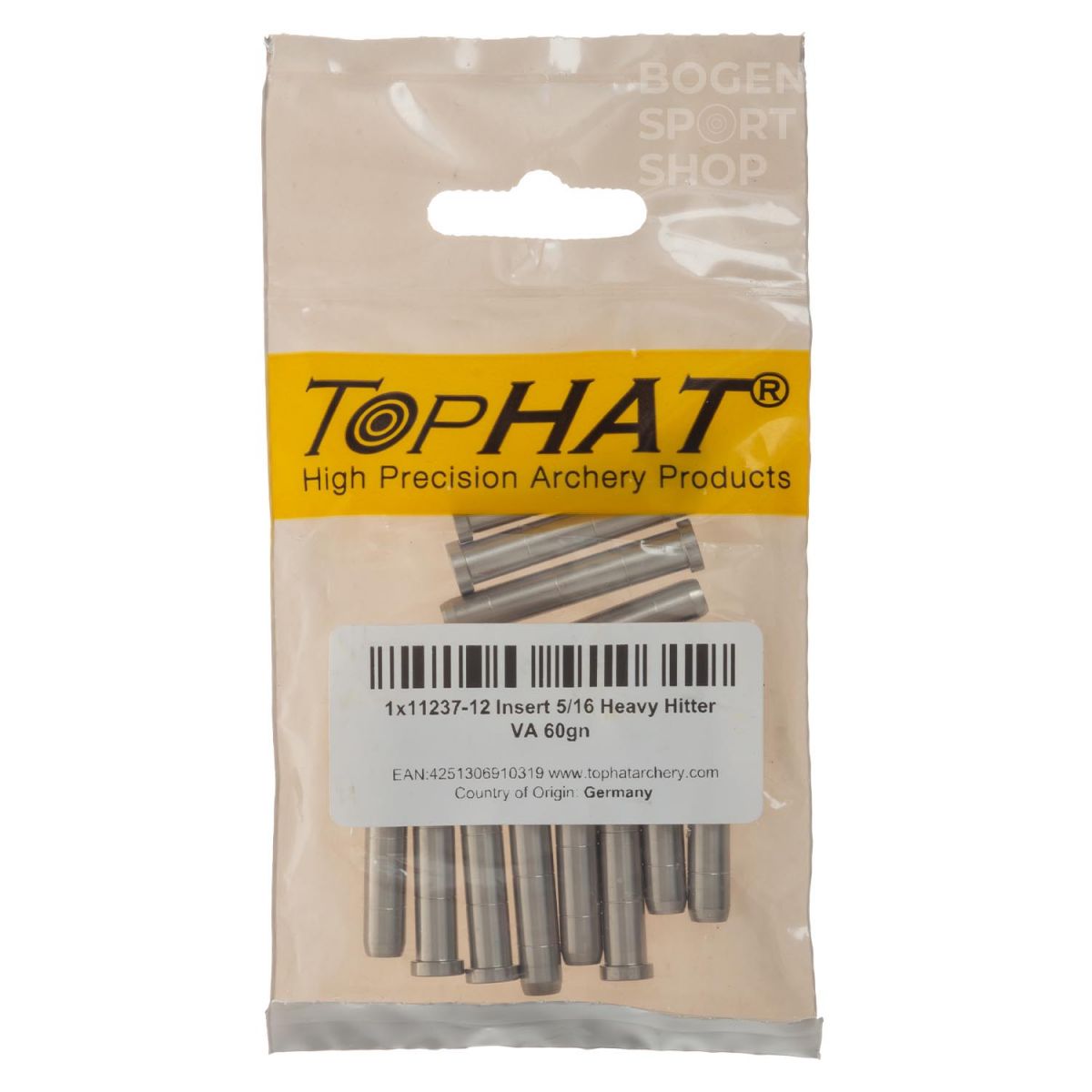 TopHat Inserts RPS .244" / 6.2 mm Heavy Hitter Acier Inoxydable (par 12)