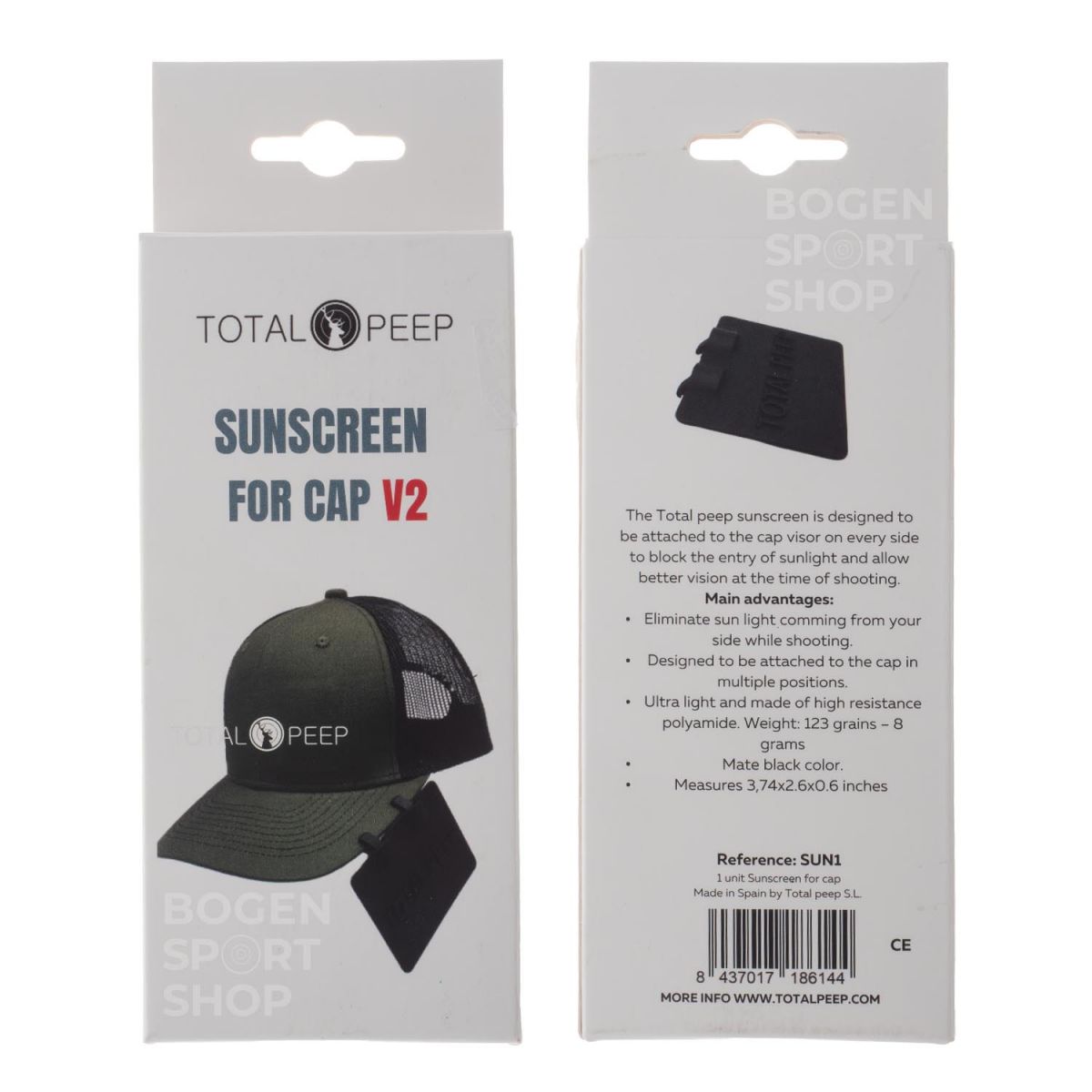 Total Peep Sunscreen for Cap V2