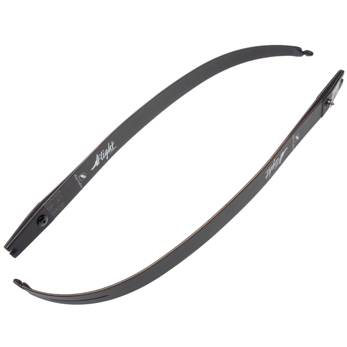 White Feather Limbs Flight Carbon