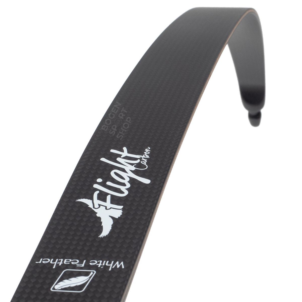 White Feather Limbs Flight Carbon