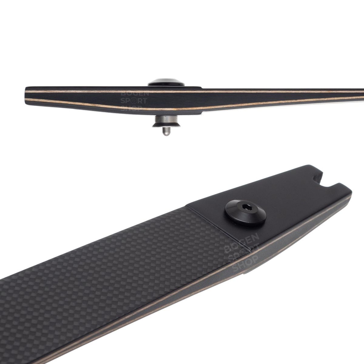 White Feather Limbs Flight Carbon