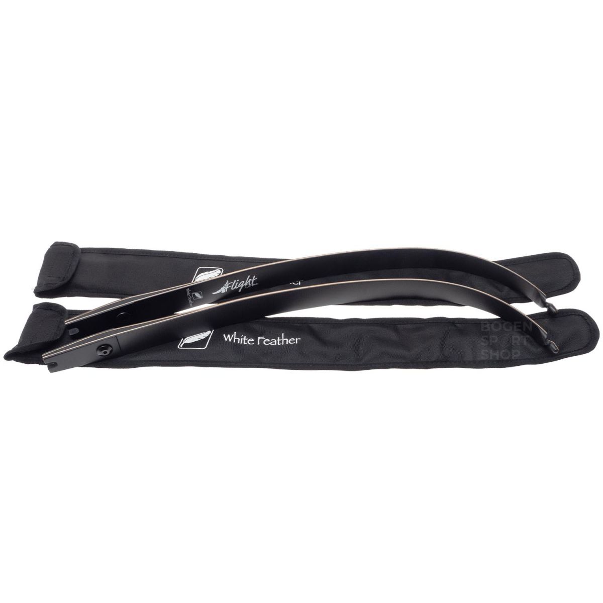 White Feather Limbs Flight Carbon