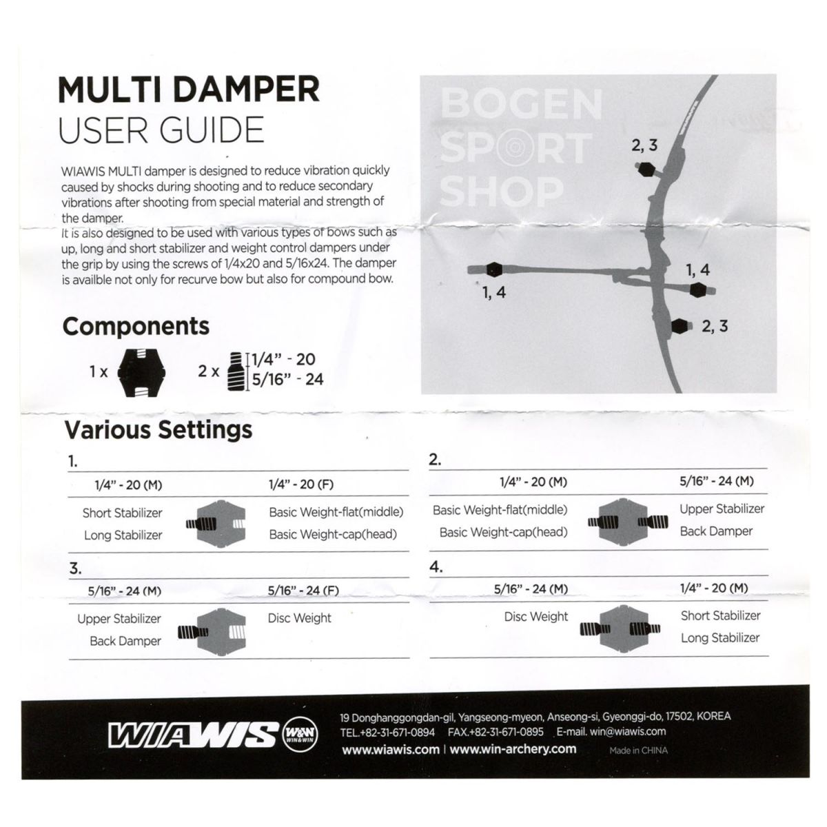 Win&Win WIAWIS Multi Dämpfer