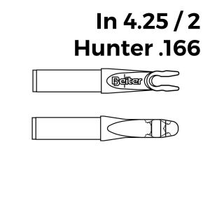 Beiter In-Nocken 4,25/2 Hunter  - .166 (25 Stk.)