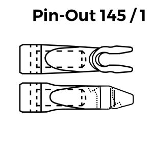 Beiter Pin-Out Nocks 145/1 (12 Pcs.)