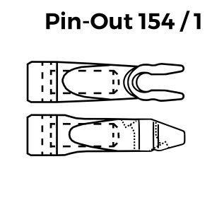 Beiter Pin-Out Nocken 154/1 (12 Stk.)