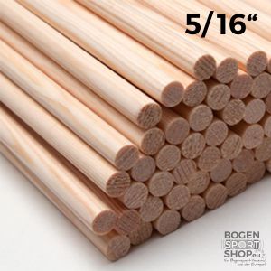 Superschaft Holzschaft Kiefer 5/16 (50 Stk.)