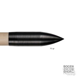 TopHat parallele Aufschraubspitzen Feld Classic Bullet Brunierter Stahl (12 Stk.)