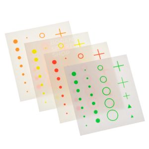 Ultraview Adhesive Circles & Dots (UV Dot Kit)